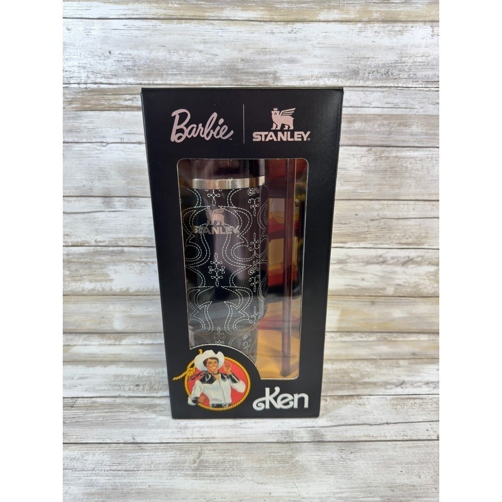 Stanley x Barbie Western Ken Quencher H2.0 FlowState Tumbler 40oz Black New
